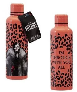 101 Dalmatians Metal Water Bottle! Disney Villains: Cruella De Vil