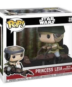 Pop Rides! Star Wars: Leia On Speeder Bike W/ Chase