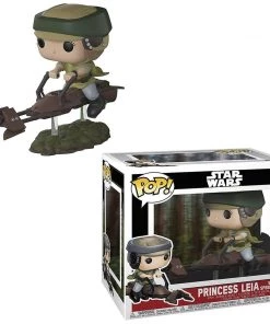Pop Rides! Star Wars: Leia On Speeder Bike W/ Chase