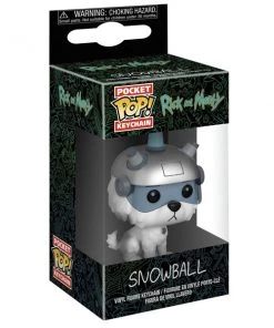 Rick And Morty Keychains Pocket Pop! Tv: Rick & Morty- Snowball