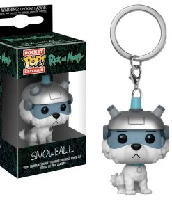 Rick And Morty Keychains Pocket Pop! Tv: Rick & Morty- Snowball