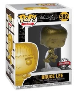 Pop! Icons: Game Of Death- Bruce Lee Kicking (Gold) (Exc)