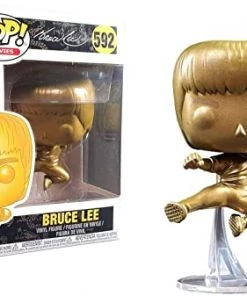Pop! Icons: Game Of Death- Bruce Lee Kicking (Gold) (Exc)