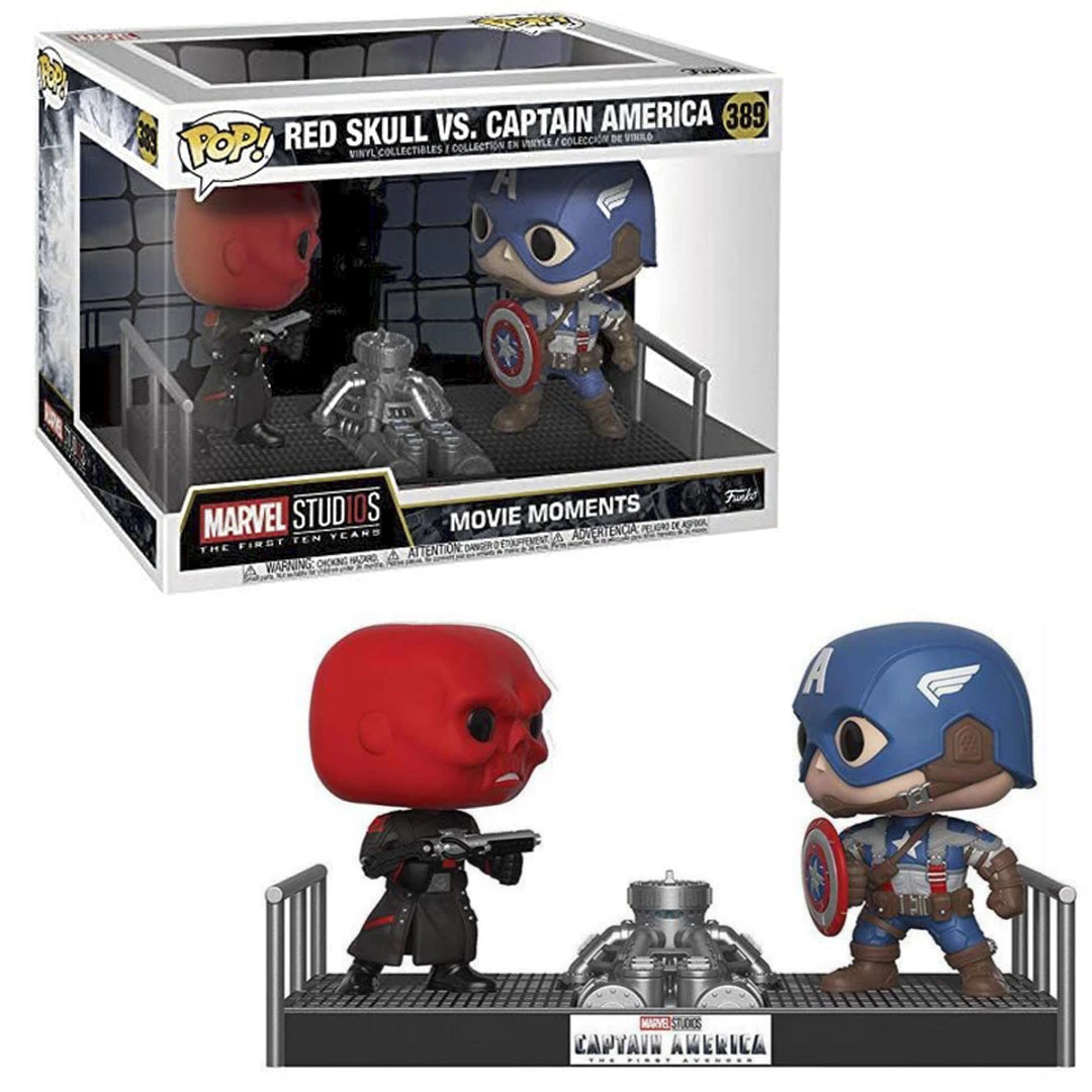 Captain America Movie Moments! Marvel: Capt. America/Red Skull Pop! 5 Captain America Movie Moments! Marvel: Capt. America/Red Skull Pop!