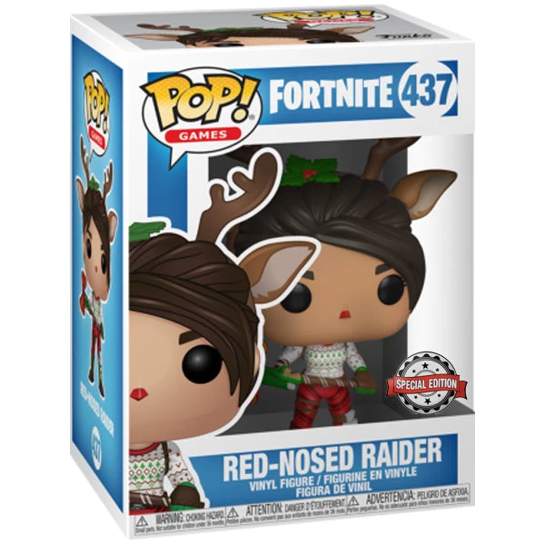 Pop! Games: Fortnite S1 - Red-Nosed Raider (Exc) 4 Pop! Games: Fortnite S1 - Red-Nosed Raider (Exc)
