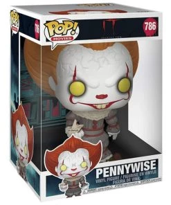 Horror Pop! Pop Jumbo! Movies: IT Chapter 1- Pennywise W/ Boat 10 Inch