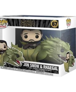 Game Of Thrones Pop! Pop Rides! Tv: GOT - Jon Snow W/Rhaegal