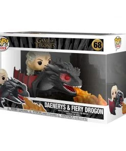 Game Of Thrones Pop Rides! Tv: GOT - Daenerys On Fiery Drogon Pop!