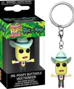 Rick And Morty Pocket Pop! Tv: Rick & Morty - Mr. Poopy Butthole Keychains