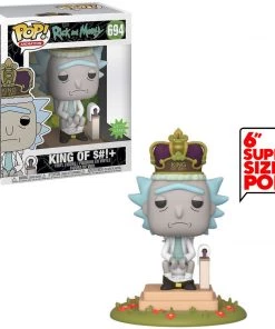 Rick And Morty Pop Deluxe! Tv: Rick & Morty- King Of $#!+ W/Sound 6 Inch Pop!