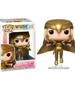 DC Comics Pop! Heroes: WW 1984 - Wonder Woman Gold Flying (MT)