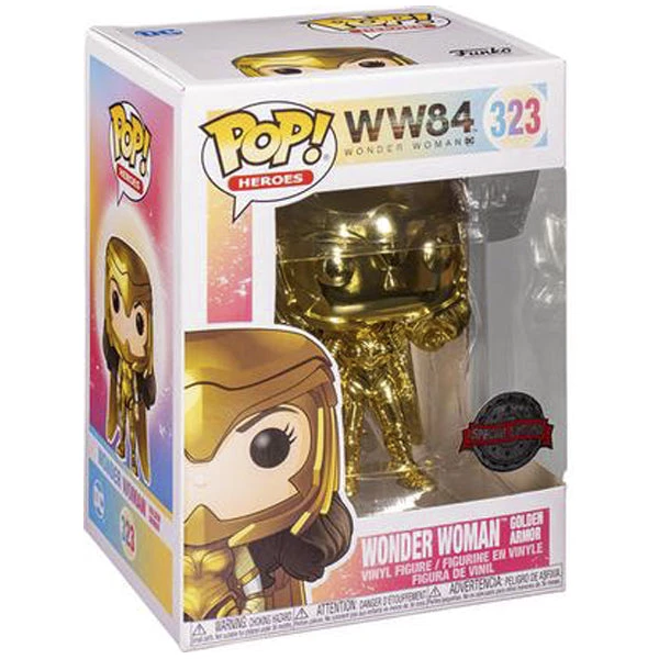 Wonder Woman Pop! Heroes: WW 1984- WW Gold Power (GD CH) (Exc) 4 Wonder Woman Pop! Heroes: WW 1984- WW Gold Power (GD CH) (Exc)