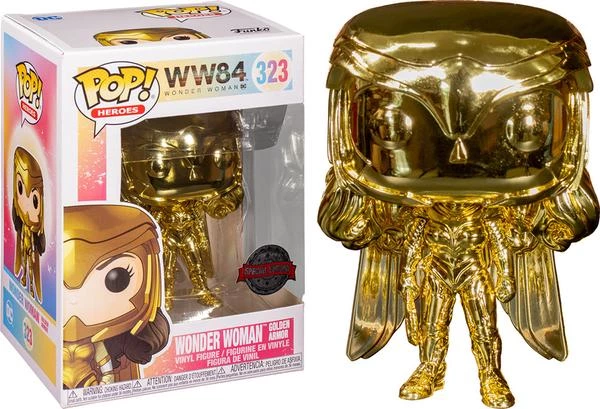 Wonder Woman Pop! Heroes: WW 1984- WW Gold Power (GD CH) (Exc) 5 Wonder Woman Pop! Heroes: WW 1984- WW Gold Power (GD CH) (Exc)