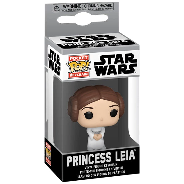 Keychains Pocket Pop! Star Wars: Princess Leia 4 Keychains Pocket Pop! Star Wars: Princess Leia