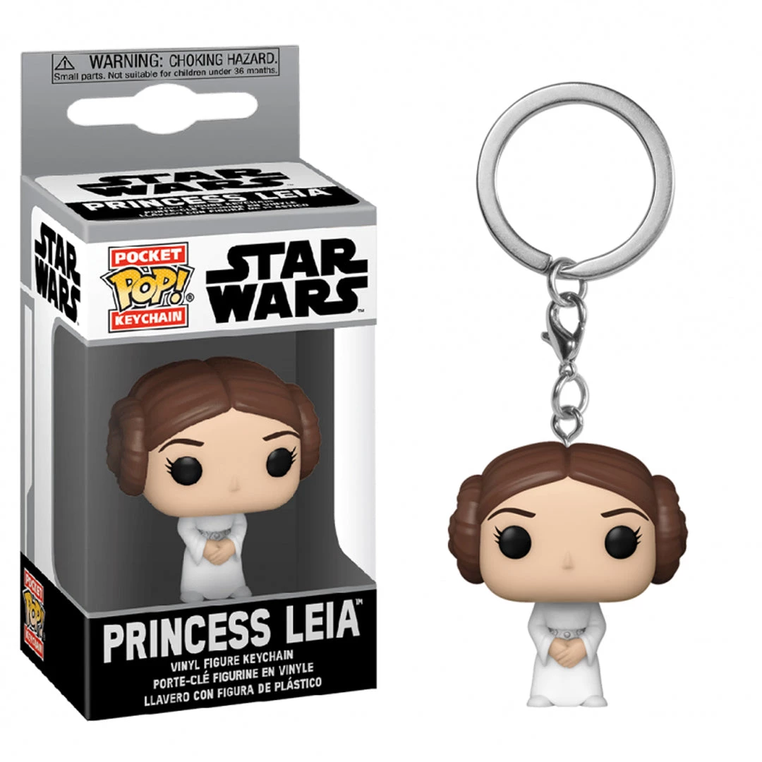 Keychains Pocket Pop! Star Wars: Princess Leia 5 Keychains Pocket Pop! Star Wars: Princess Leia