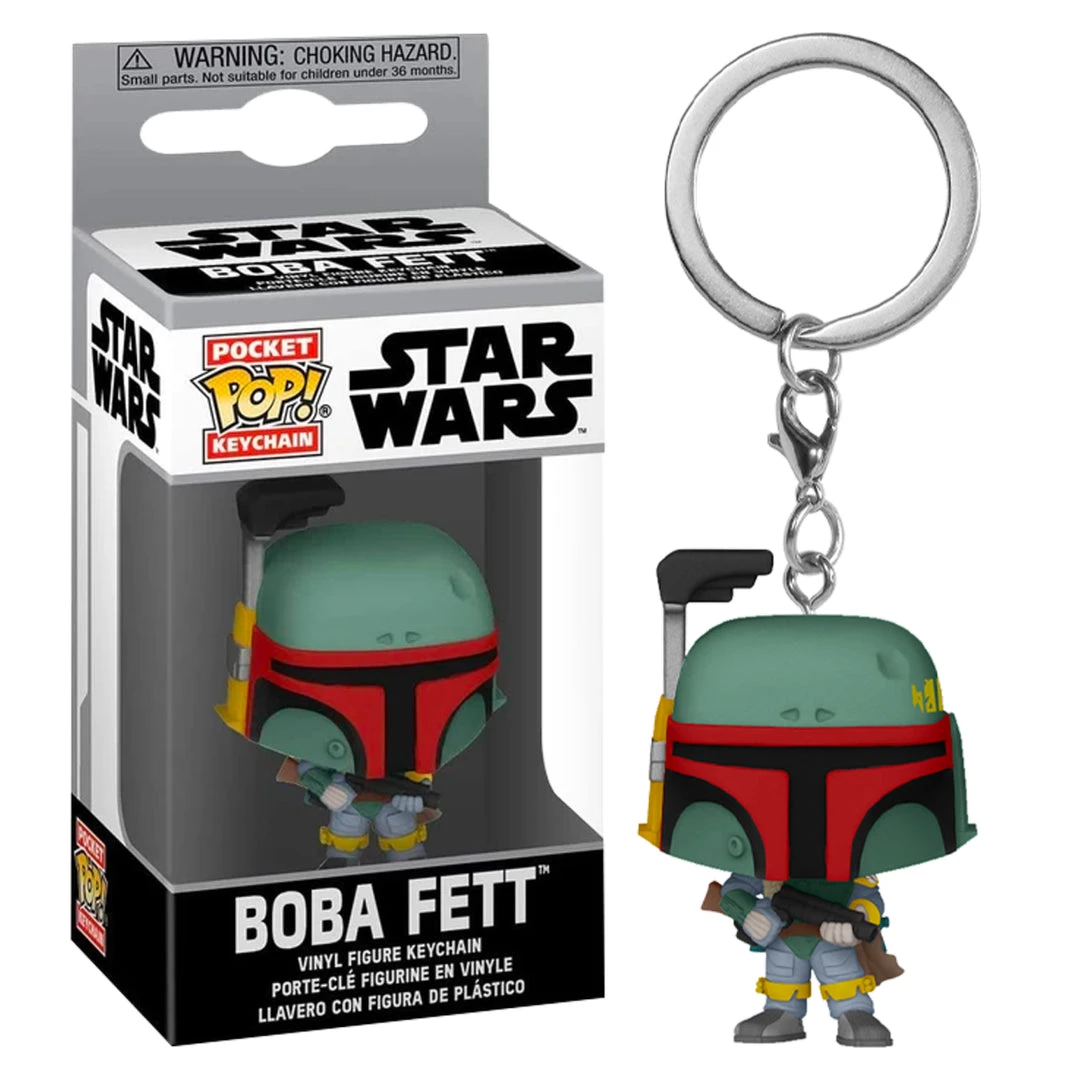 Keychains Pocket Pop! Star Wars: Boba Fett 5 Keychains Pocket Pop! Star Wars: Boba Fett