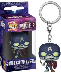 Pocket Pop! Marvel: What If S2- Zombie Captain America Keychains