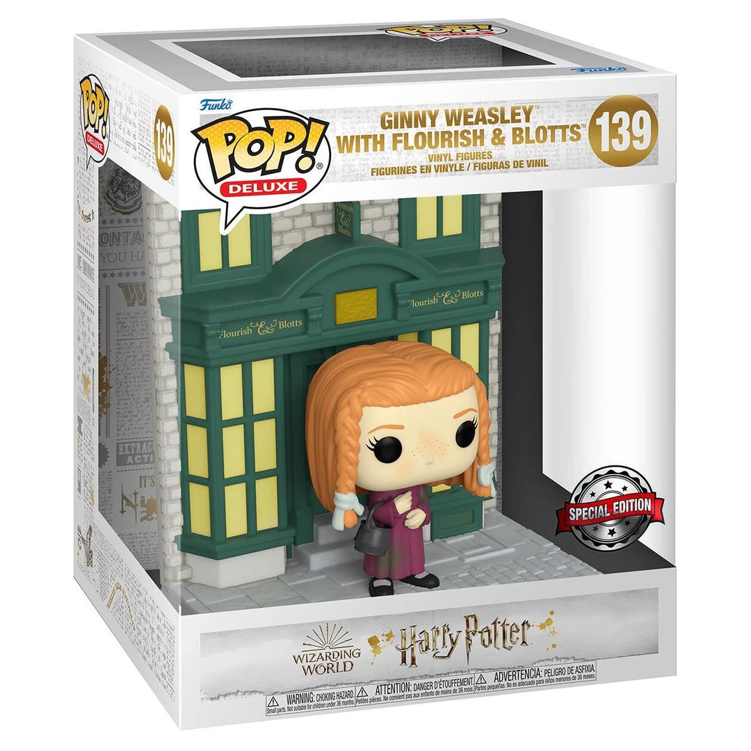 Pop Deluxe! Movies: Harry Potter- Diagon Alley Ginny With Flourish & Blotts Storefront (Exc) 4 Pop Deluxe! Movies: Harry Potter- Diagon Alley Ginny With Flourish & Blotts Storefront (Exc)