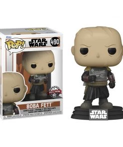 Pop! Tv: Mandalorian- Boba Fett W/o Helmet (Exc)