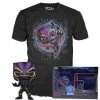 Apparel Pop! & Tee: Marvel Blacklight- Black Panther (L)