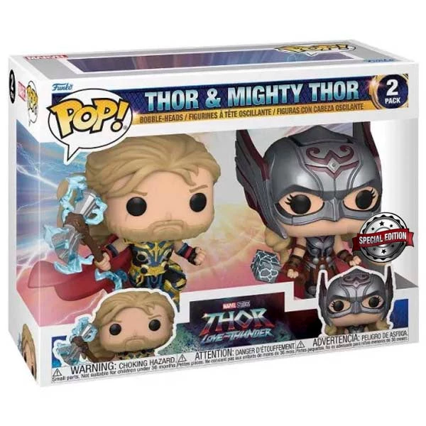 Pop! Marvel: Thor L&T- Thor & Mighty Thor 2PK (Exc) 4 Pop! Marvel: Thor L&T- Thor & Mighty Thor 2PK (Exc)