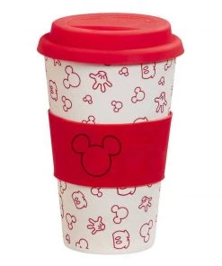 Bamboo Lidded Mug! Disney: Colour Block: Oh Boy