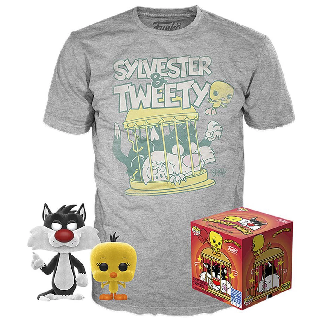 Pop & Tee! Looney Tunes: Sylvester & Tweety (S) Apparel 3 Pop & Tee! Looney Tunes: Sylvester & Tweety (S) Apparel