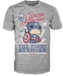 Apparel Pop Tee! Marvel: Captain America First Avenger (M)