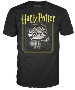 Pop Tee! Harry Potter: Harry Potter Library (XL) Apparel