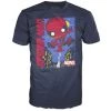 Apparel Pop Tee! Marvel: Spider Web Fling (M)