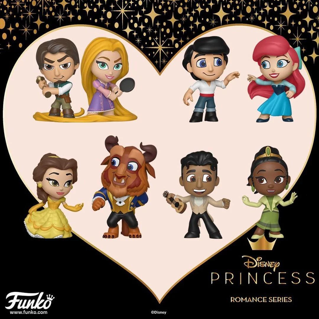 Blind Bags Mini Vinyl Figures: Disney Royal Romance 4 Blind Bags Mini Vinyl Figures: Disney Royal Romance