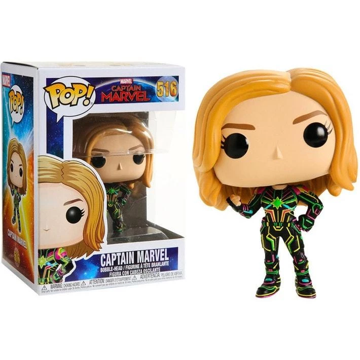 Pop! Marvel: CM- Captain Marvel W/Neon Suit 4 Pop! Marvel: CM- Captain Marvel W/Neon Suit