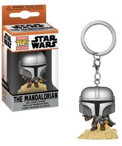 Star Wars Pocket Pop! Tv: Mandalorian- Mando W/ Blaster Keychains
