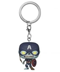 Pocket Pop! Marvel: What If S2- Zombie Captain America Keychains