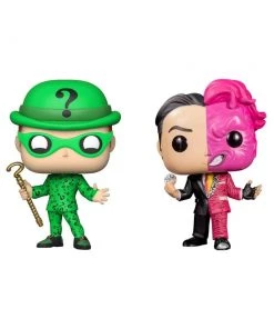 Pop! Heroes: Batman (1995) TwoFace & Riddler 2PK (GW)(Exc)