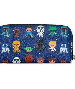 Loungefly! Wallet: Star Wars: Characters Cutesy AOP