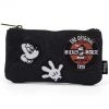 Mickey Mouse Loungefly! Pencil Case: Disney Mickey Black