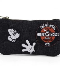 Mickey Mouse Loungefly! Pencil Case: Disney Mickey Black