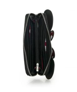 Mickey Mouse Loungefly! Wallet: Disney Minnie Bow Zip AroundWallet