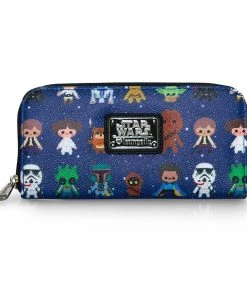 Loungefly! Wallet: Star Wars: Characters Cutesy AOP
