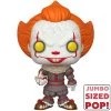 Horror Pop! Pop Jumbo! Movies: IT Chapter 1- Pennywise W/ Boat 10 Inch