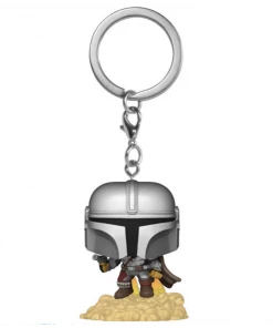 Star Wars Pocket Pop! Tv: Mandalorian- Mando W/ Blaster Keychains