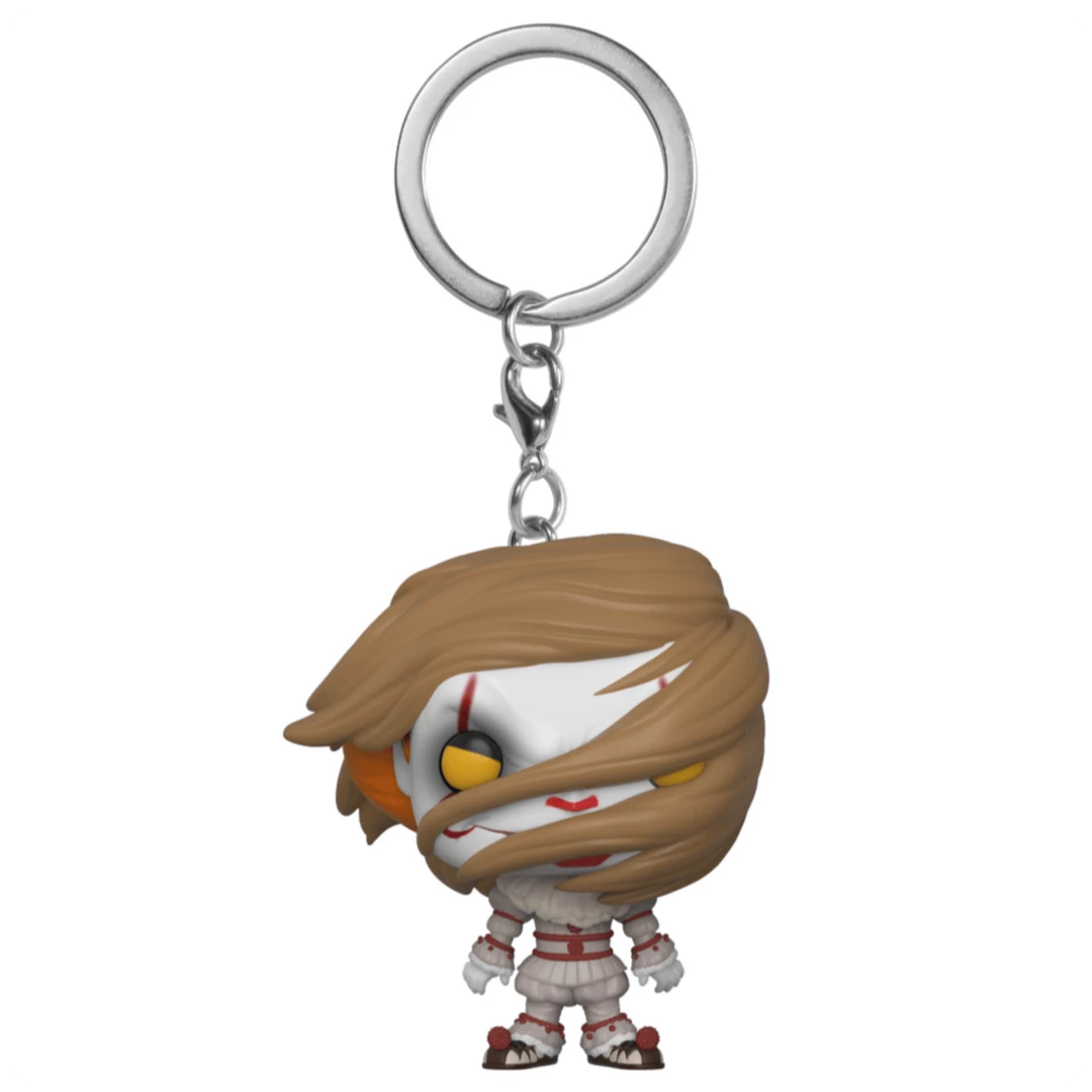 IT Movie Pocket Pop! Movies: IT S2- Pennywise (w/ Wig) Keychains 3 IT Movie Pocket Pop! Movies: IT S2- Pennywise (w/ Wig) Keychains