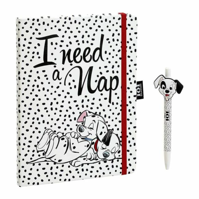 101 Dalmation Notebook & Pen! Disney:101 Dalmatians- I Need A Nap Gifting 4 101 Dalmation Notebook & Pen! Disney:101 Dalmatians- I Need A Nap Gifting